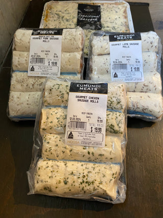 GOURMET PORK SAUSAGE ROLLS