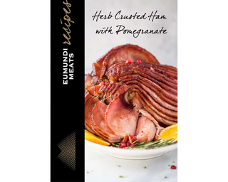 Herb Crusted Ham with Pomegranate