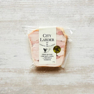 CITY LARDER CHICKEN LEEK & TRUFFLE TERRINE