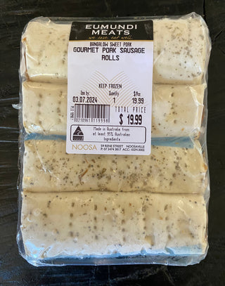 GOURMET PORK SAUSAGE ROLLS