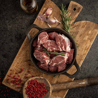 DICED ORGANIC LAMB - FROZEN