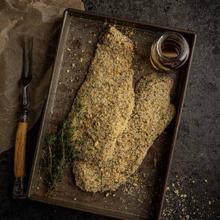 CRUMBED VEAL SCHNITZEL
